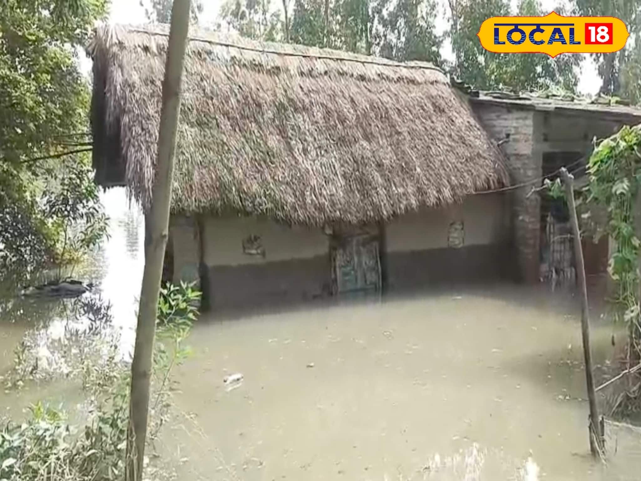 কোটালে জলের তোড়ের ভয়ঙ্কর চেহারা! থমকে বাঁধ মেরামতি, রায়মঙ্গলের নোনা জলে ভাসছে গোসাবা