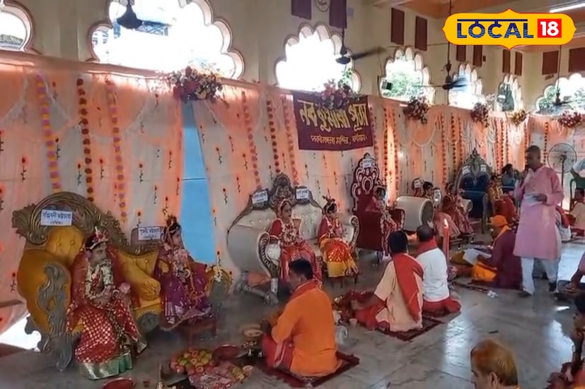 প্রতিপদে শুরু হয় রাঢ়-জননী সর্বমঙ্গলার পুজো। কৃষ্ণসায়র থেকে জল ভরা হয়। এর পর হয় ঘটস্থাপন। পুজো চলবে নবমী অর্থাৎ নবরাত্রি পর্যন্ত। পূর্ব বর্ধমানের সবচেয়ে প্রাচীন আর জাগ্রত দেবী। দেবী দুর্গা এখানে সর্বমঙ্গলা রূপে পূজিতা। 