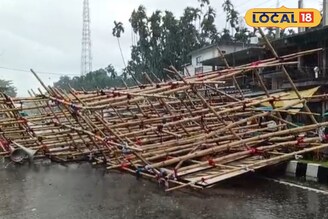 নবমীর সকাল ঢাকল বিষাদে! বৃষ্টিতেই 'সর্বনাশ'? পুজো মণ্ডপে বিরাট বিপর্যয়! দেখলে কেঁপে উঠবেন