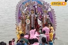 ইছামতীর বাতাসে মেশে বিজয়ার সুর, নীলকণ্ঠের ডানায় বিজয়ার গোধূলি নামে টাকির মাটিতে