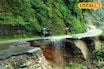 দশমীর দিনে ভোগান্তি, টানা বৃষ্টি ও ধসে উত্তর সিকিমে রাস্তা বন্ধ