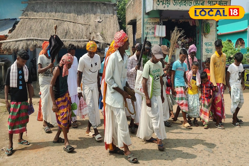 খয়রাশোল, বীরভূম, সুদীপ্ত গড়াই: গোটা রাজ্য যখন দুর্গাপুজোর আনন্দ-উৎসবে মেতে উঠেছে, সেই সময় বীরভূমের খয়রাশোল ব্লকের বাবুইজোড় গ্রামে একেবারেই ভিন্ন আবহ তৈরি হয়। আদিবাসী সম্প্রদায়ের মানুষজন বিজয়া দশমীর দিন পালন করলেন তাঁদের বিশেষ উৎসব ‘দাসাই পরব’।