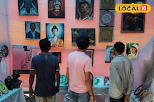 ম্যুরাল থেকে ভাস্কর্য! অমূল্য প্রদর্শনীর সম্ভারে মন জয় করল এই গ্রামের পুজোয় আসা দর্শকদের