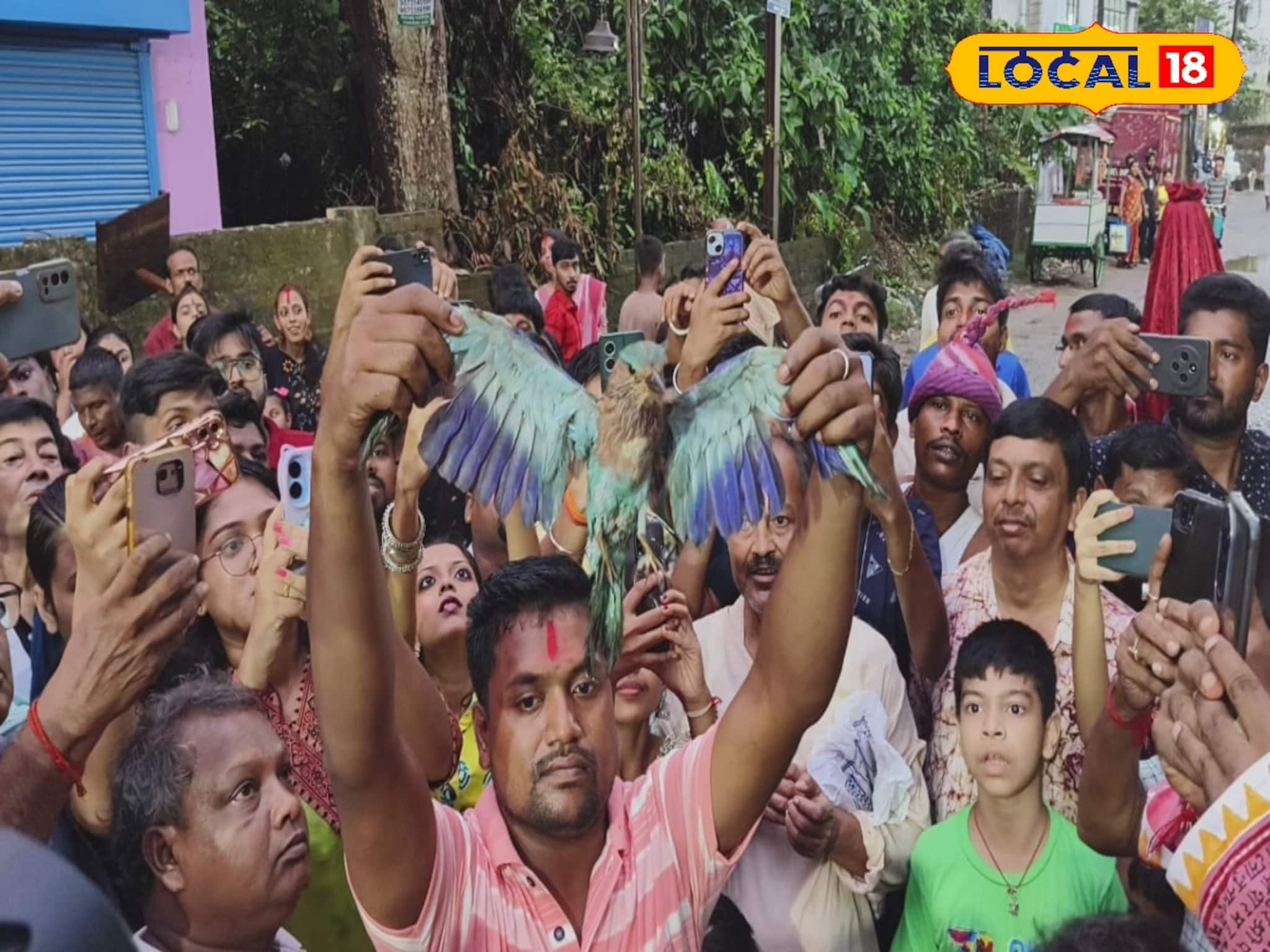 Traditional Durga Puja: সাবেক পরিবারের বনেদিয়ানা! রুপোর পাখার বাতাসে, চামর দুলিয়ে বর্ণময় শোভাযাত্রায় সপরিবারে উমা চলেন নিরঞ্জনে