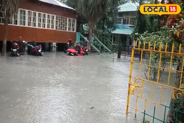 জলদাপাড়া টুরিস্ট লজে ঢুকছে নদীর জল! আতঙ্কে পর্যটকরা, ছবিতে দেখুন পরিস্থিতি