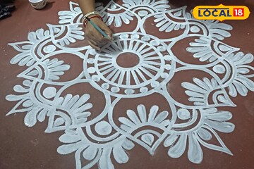 কোজাগরী লক্ষ্মীপুজোয় ঘরে কেমন আলপনায় সুখ-সমৃদ্ধি ভরে ওঠে? দেখে নিন নকশা