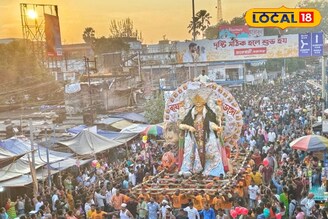 মুখ্যমন্ত্রীকে শ্রদ্ধা জানিয়েই জগদ্ধাত্রী পুজোর থিম! কৃষ্ণনগরের বাঘাডাঙ্গা বারোয়ারির চমক
