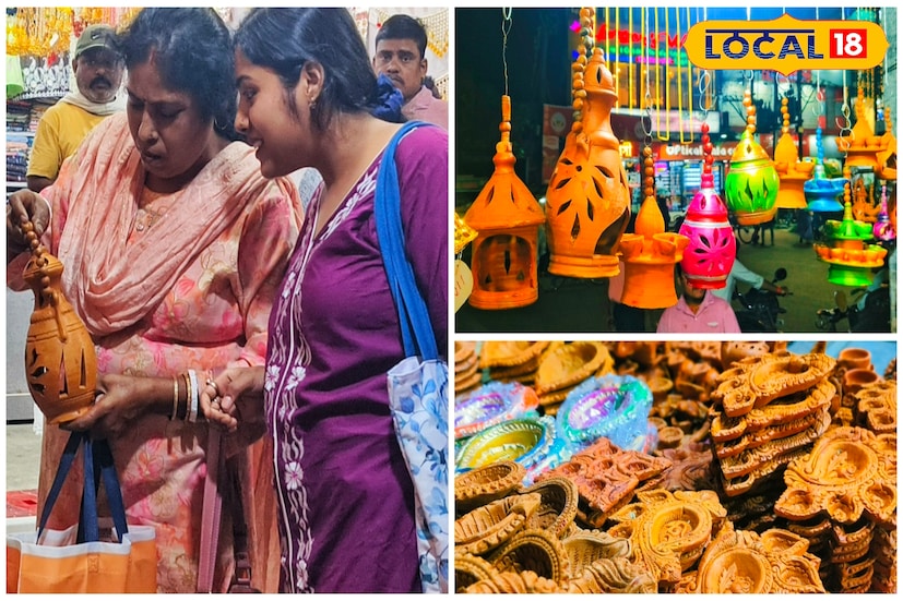 হিন্দু মতে, আলো হল পবিত্রতা ও সৌভাগ্যের প্রতীক। অন্ধকার ও অশুভ শক্তিকে নাশ করতে একগুচ্ছ প্রদীপের সমাহারই হল এই আলোর উত্&#x200d;সবের গুরুত্ব। এক ক্রেতা প্রিয়াঙ্কা সরকার জানান, বাজারে অভিনব সব মাটির প্রদীপ এসেছে। দামও সকলের সাধ্যের মধ্যে। মাটির হ্যারিকেনগুলি অসাধারণ লাগছে। একটি হ্যারিকেন কিনলাম। (ছবি ও তথ্য: দীপিকা সরকার)