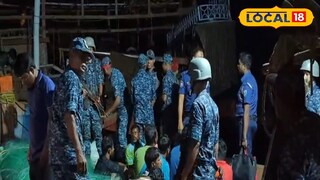 আটক মৎস্যজীবীদের নিয়ে যাওয়া হচ্ছে 