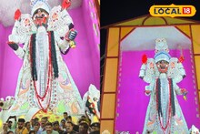 বীরভূমে এবার বিরাট চমক! ৫৫ ফুটের কালী প্রতিমায় উপচে পড়ছে দর্শনার্থীদের ঢল