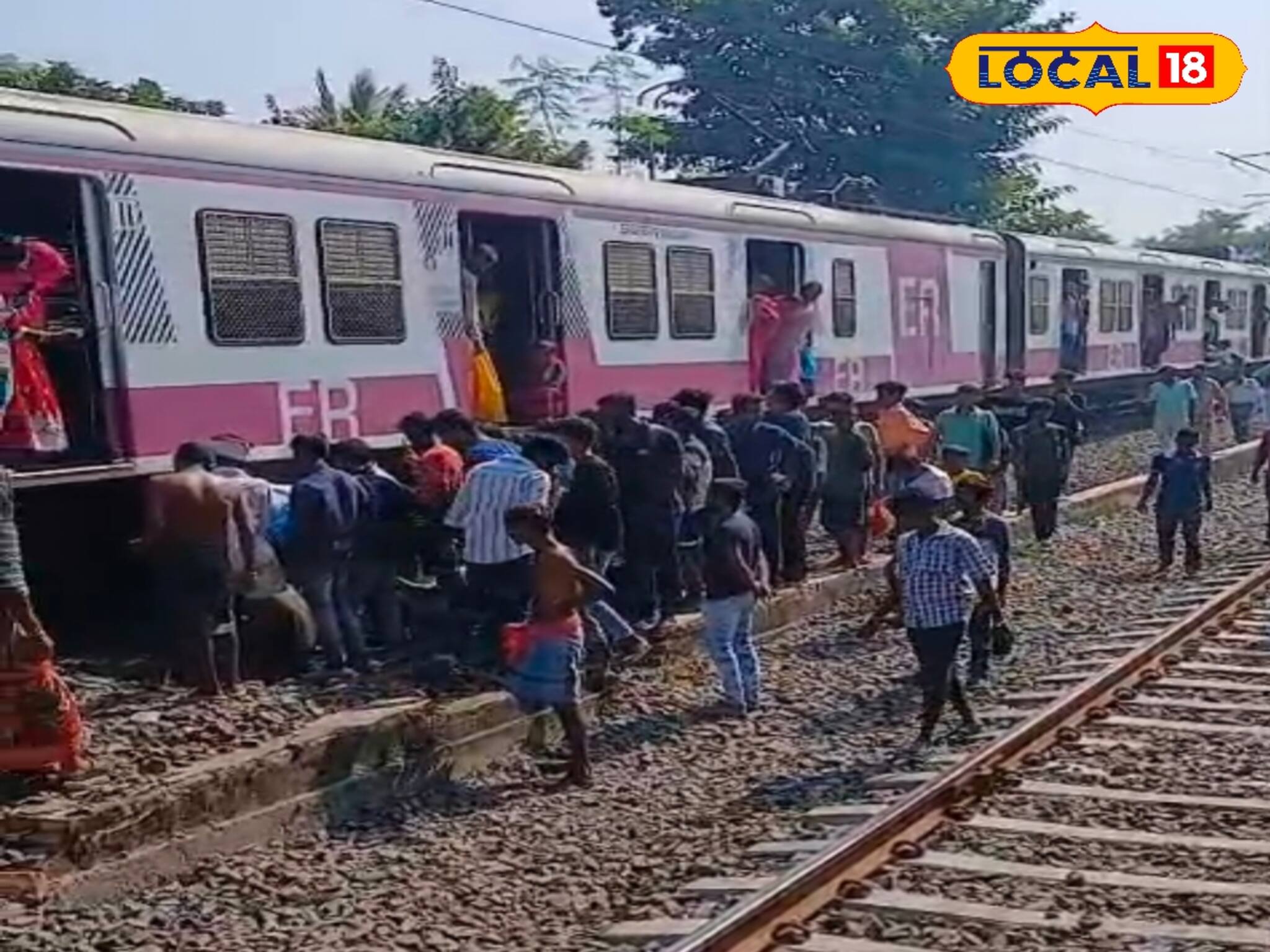 ক্যানিং লোকালের মহিলা কামরায় আচমকা হুলুস্থুল, ট্রেন থামতেই যাত্রীদের ছুট, দৌড়ে এল গার্ড