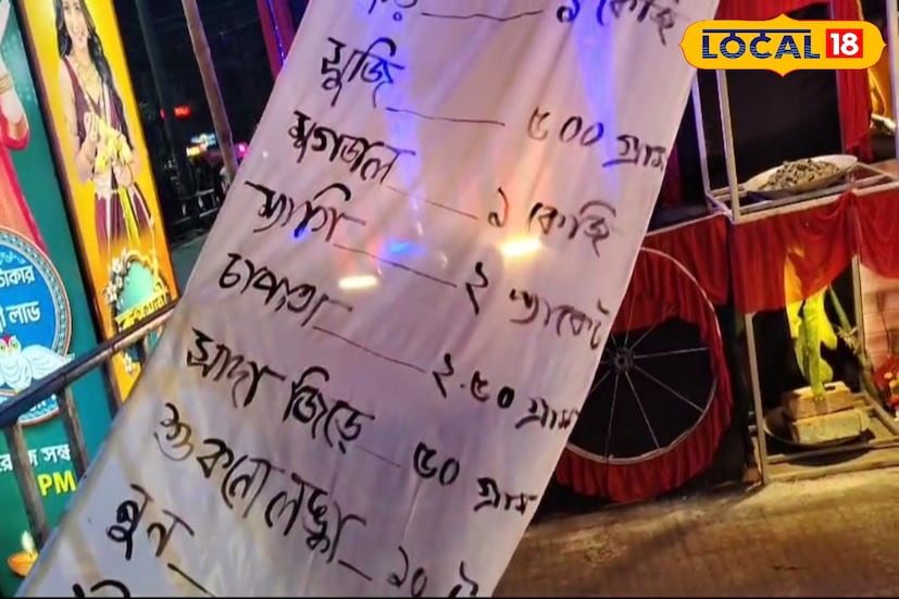 মণ্ডপে প্রবেশ করলেই চোখে পড়বে সংসারের নিত্য প্রয়োজনীয় জিনিসের ‘ফর্দ' বা 'লিস্ট’, যা পুরুষদের দৈনন্দিন দায়িত্বের প্রতীক। মণ্ডপের সামনেই একটি পুরুষ হাতের প্রতিচ্ছবি যেন তাঁর কঠোর জীবনযাত্রা ও লড়াইয়ের ইঙ্গিত দেয়। চারপাশে মণ্ডপসজ্জায় ফুটিয়ে তোলা হয়েছে পুরুষের নানা রূপ- কেউ রাজমিস্ত্রি, কেউ ডাক্তার, কেউ আবার দেশের সুরক্ষার দায়িত্বে রয়েছেন।