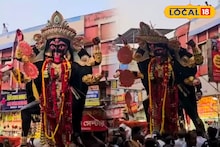Kali Puja: নিরঞ্জনের আগে সাংঘাতিক অঘটন! ভক্তদের উপরে পড়ল সুউচ্চ বেচাকালীর মূর্তি, ছবি দেখে ভয়ে শিউরে উঠবেন নিশ্চিত