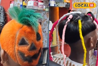 মাথায় কুমড়ো-আনারস থেকে কুমিরের বাচ্চা! কালীপুজোর পরেই ‘রঙিন’, চুলের উত্‍সব কোথায় হচ্ছে