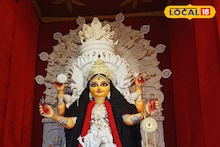 Jagaddhatri Puja: চন্দননগরের জগদ্ধাত্রী পুজোয় নজর কাড়ছে বর্ধমানের বনকাপাসির শিল্পীদের ‘ডাকের সাজ’