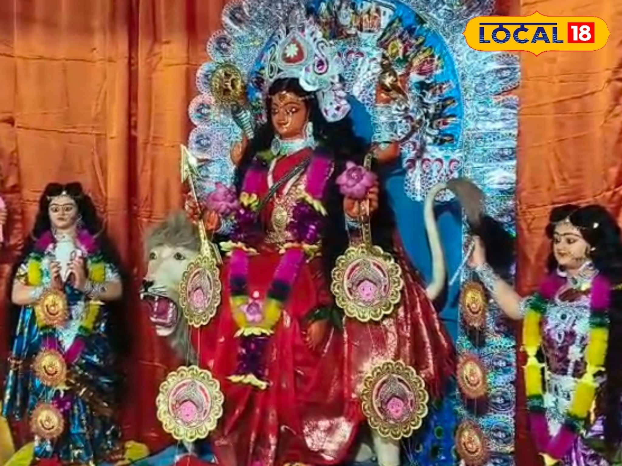 নিয়ম নিষ্ঠা মেনে ঐতিহ্য ও রীতিনীতি অনুযায়ী পূজিতা দেবী জগদ্ধাত্রী, দেখুন ছবি 