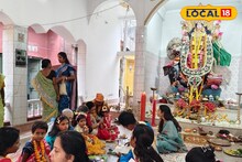 প্রতিমা সজ্জিত ৩০ ভরি সোনার অলঙ্কারে, অর্ধশতকের এই জগদ্ধাত্রী পুজোয় নবমীতে হয় সন্ধিপুজো