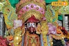 জগদ্ধাত্রী রুপে মা তারার আরাধনা! দেখেছেন তারা মায়ের এই রূপ? ভোগে কী কী থাকে?
