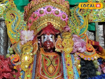 জগধাত্রীর রূপে মা তারার পুজো জগধাত্রীর রূপে মা তারার পুজো