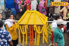 এল বিদায়ের পালা! সুসজ্জিত পালকিতে করে জগদ্ধাত্রী পুজোর মঙ্গল ঘট বিসর্জন কৃষ্ণনগরে