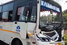 Bus Accident: ভয়াবহ দুর্ঘটনার কবলে তিনটি গাড়ি! দুই ট্রাকের ধাক্কায় দু'দিক থেকে পিষে গেল বাস, আহত অনেকে