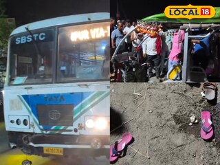 কান্দিতে টোটোর সঙ্গে বাসের সংঘর্ষ, মৃত ২ 