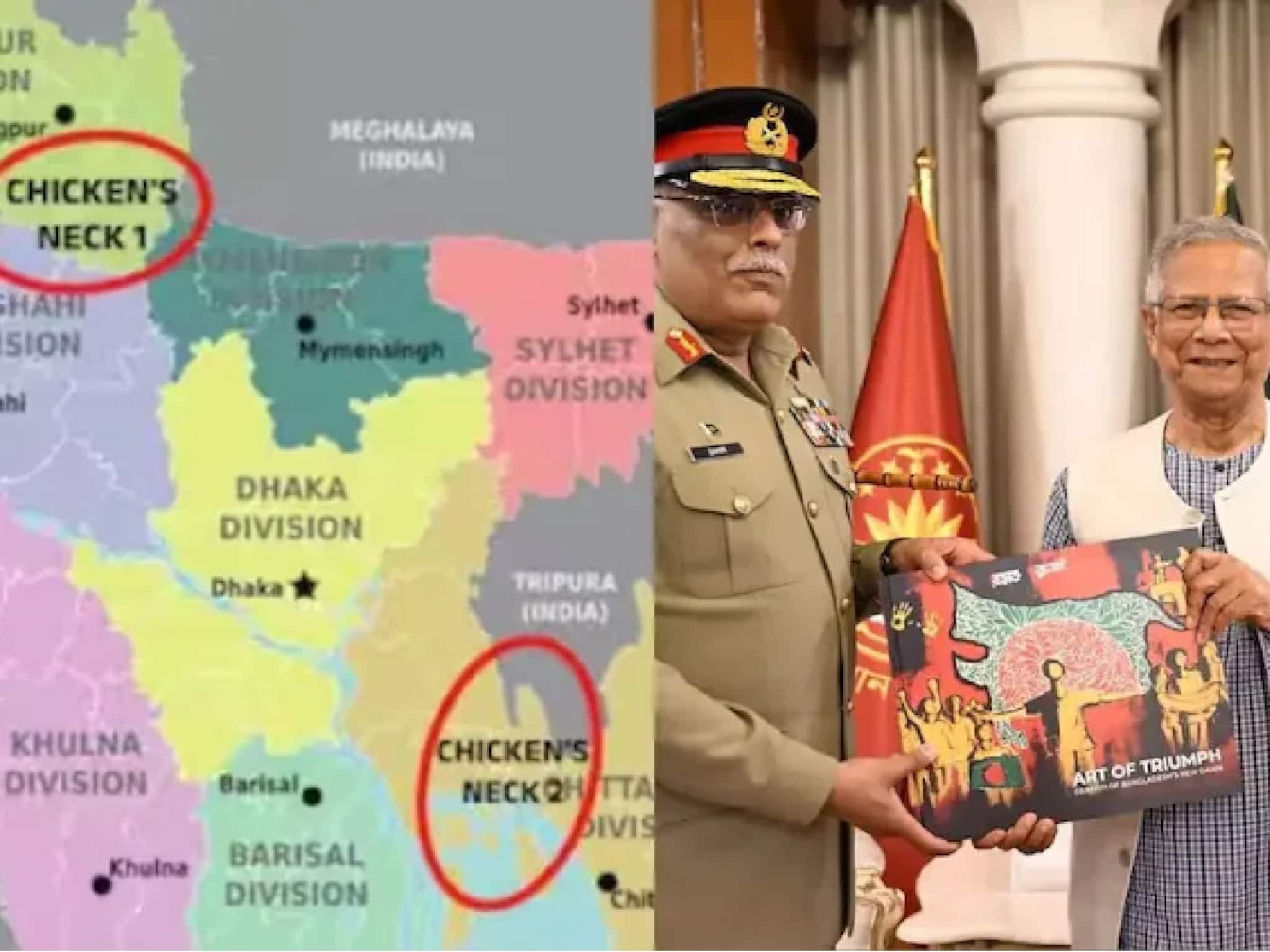 India Bangladesh: ভারতের Chicken's Neck নোংরা নজর! ভারতের দুর্বল জায়গা টার্গেট করতে গিয়ে ভুলে বসলেন নিজের দেশের দুটি অংশ, ভেঙে দিলে জাস্ট কী হবে