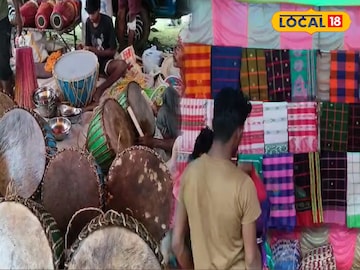 দুঃখের দশমী শেষে বেলপাহাড়ির ভৈরব মন্দির লাগোয়া প্রান্তরে আদিবাসীদের মিলন মেলা