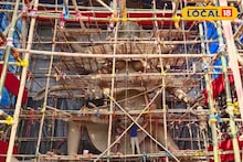 ৫৫ ফুটের মা কালী, ২০ লক্ষ বাজেট! প্রত্যন্ত গ্রামের এই পুজোয় ভিন দেশ থেকে ছুটে আসেন ভক্তরা