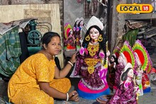 লক্ষ্মীর হাতে তৈরি লক্ষ্মী প্রতিমা! জার্মানি পৌঁছেছে কাটোয়ার গৃহবধূর বানানো মূর্তি, শিল্পীর হাতের কাজের ঝলক দেখুন