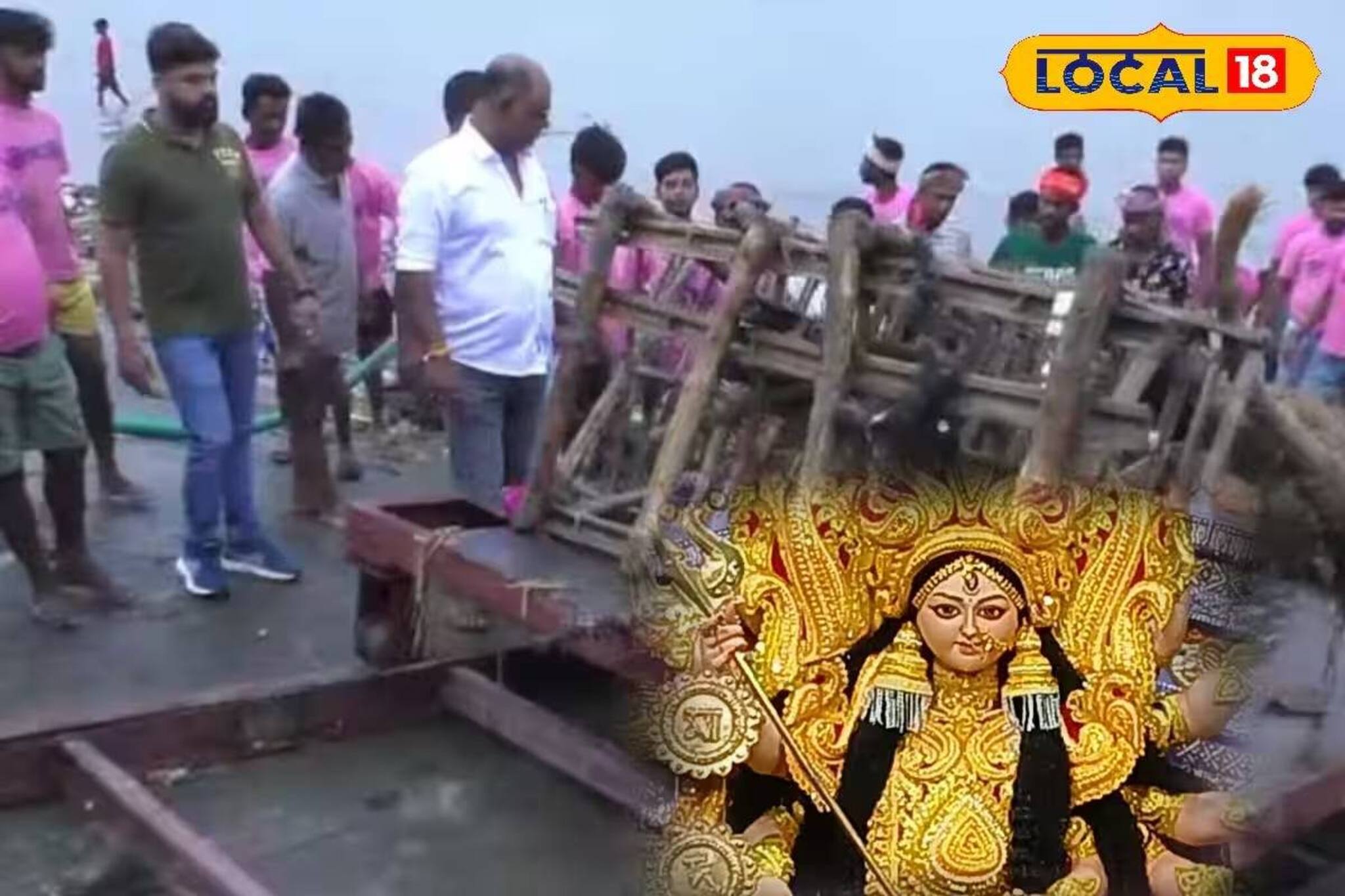 অল্প সময়ে কম ঝুঁকিতে ভাসান! গঙ্গা দূষণ রোধে হাওড়ার ঘাটে অভিনব কায়দায় বিসর্জন