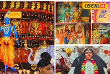 Jagadhatri Puja: জগদ্ধাত্রী পুজোর মণ্ডপে দ্রৌপদীর বস্ত্রহরণ থেকে কুরুক্ষেত্রের যুদ্ধ! 'মহাভারত' দেখতে দর্শনার্থীদের ঢল