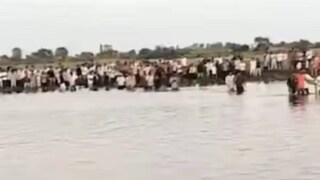 বিসর্জনে এসে দুর্ঘটনা