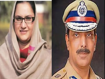 ধৃত প্রাক্তন মন্ত্রী রাজিয়া সুলতানা এবং তাঁর স্বামী পঞ্জাব পুলিশের প্রাক্তন ডিজি মহম্মদ মুস্তাফা৷
