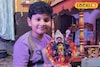 ১১ বছর বয়সে অনবদ্য কীর্তি! ক্ষুদে শিল্পী আয়ুষ্মান 'বিশেষ জিনিস' দিয়ে গড়েছে কালী মূর্তি