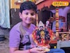 ১১ বছর বয়সে অনবদ্য কীর্তি! ক্ষুদে শিল্পী আয়ুষ্মান 'বিশেষ জিনিস' দিয়ে গড়েছে কালী মূর্তি