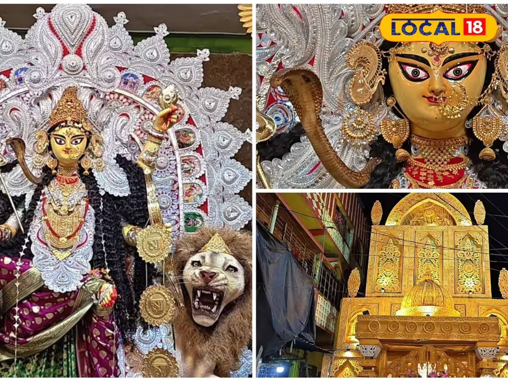 পুরুলিয়ার বুকে চোখধাঁধানো জগদ্ধাত্রী পুজো! লক্ষ লক্ষ টাকার গয়নায় সেজেছে দেবী