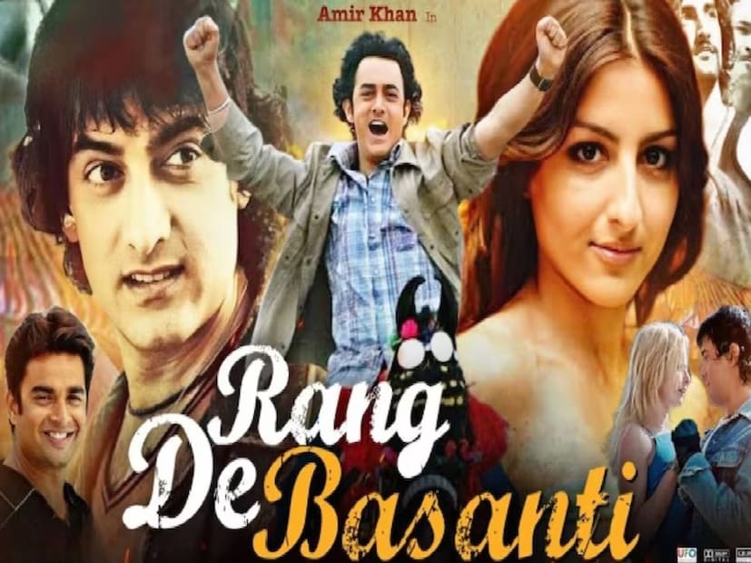 মুক্তির ১৯ বছর পরেও রং দে বসন্তী ছবি নিয়ে উন্মাদনা অক্ষুণ্ণ। ছবিতে মুখ্য ভূমিকায় অভিনয় করেছেন ওয়াহিদা রহমান, আমির খান, শরমন জোশী, সিদ্ধার্থ শুক্লা, কুণাল কাপুর, সোহা আলি খান এবং আর. মাধবন। ছবিটি পরিচালনা করেছেন রাকেশ ওম প্রকাশ মেহরা, গল্প লিখেছেন প্রসূন জোশী। চিত্রনাট্য লিখেছেন কমলেশ পান্ডে এবং রাকেশ ওম প্রকাশ মেহরা।