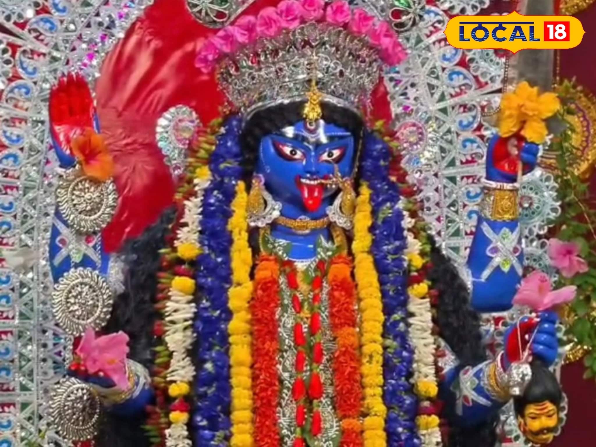 কামারপুকুর রামকৃষ্ণ মঠে বিরাট কালীপুজো, শ্যামবর্ণা দেবীর দর্শনে ভক্তের ঢল