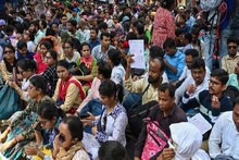 SSC Case Update: 'আমরা আরও বৃহত্তর আন্দোলনে যাব!' বিকাশ ভবনের বাইরে একাদশ-দ্বাদশের নতুন চাকরিপ্রার্থীদের বিক্ষোভ