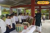 স্কুলের মধ্যে এক টুকরো আদিবাসী গ্রাম! বাসন্তীর বিদ্যালয়ে হচ্ছেটা কী?