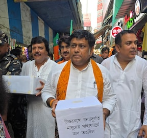 উত্তরবঙ্গের বন্যার্তদের জন্য সুকান্ত মজুমদারের ত্রাণ সংগ্রহে শুরু রাজনৈতিক তরজা, উঠে এলো বাম জামনার কৌটো প্রসঙ্গ 