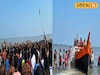 দুর্ঘটনাগ্রস্থ ট্রলার দেখতে লোকারণ্য লালগঞ্জ বিচ! কেবিন থেকে উদ্ধার মৎস্যজীবীর দেহ