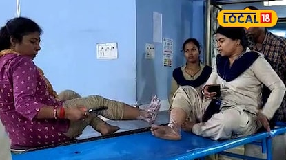 আহত দুই পুলিশকর্মী আহত দুই পুলিশকর্মী