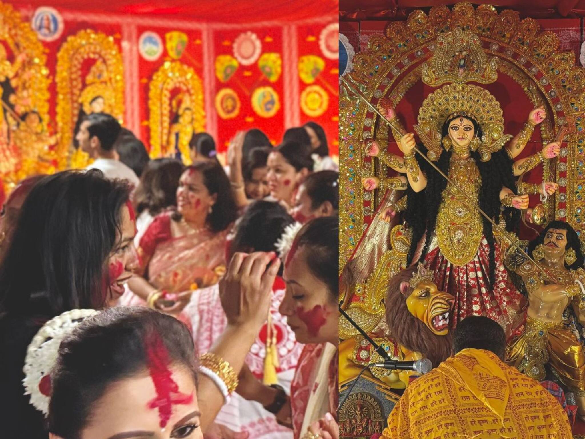 Durga Puja 2025: ‘সকলের পাড়ার পুজো’তে মাতল ক‍্যালিফোর্নিয়া! ভোগের নাড়ু থেকে সিঁদুর খেলা, উত্‍সবে কেমন হল বিদেশে