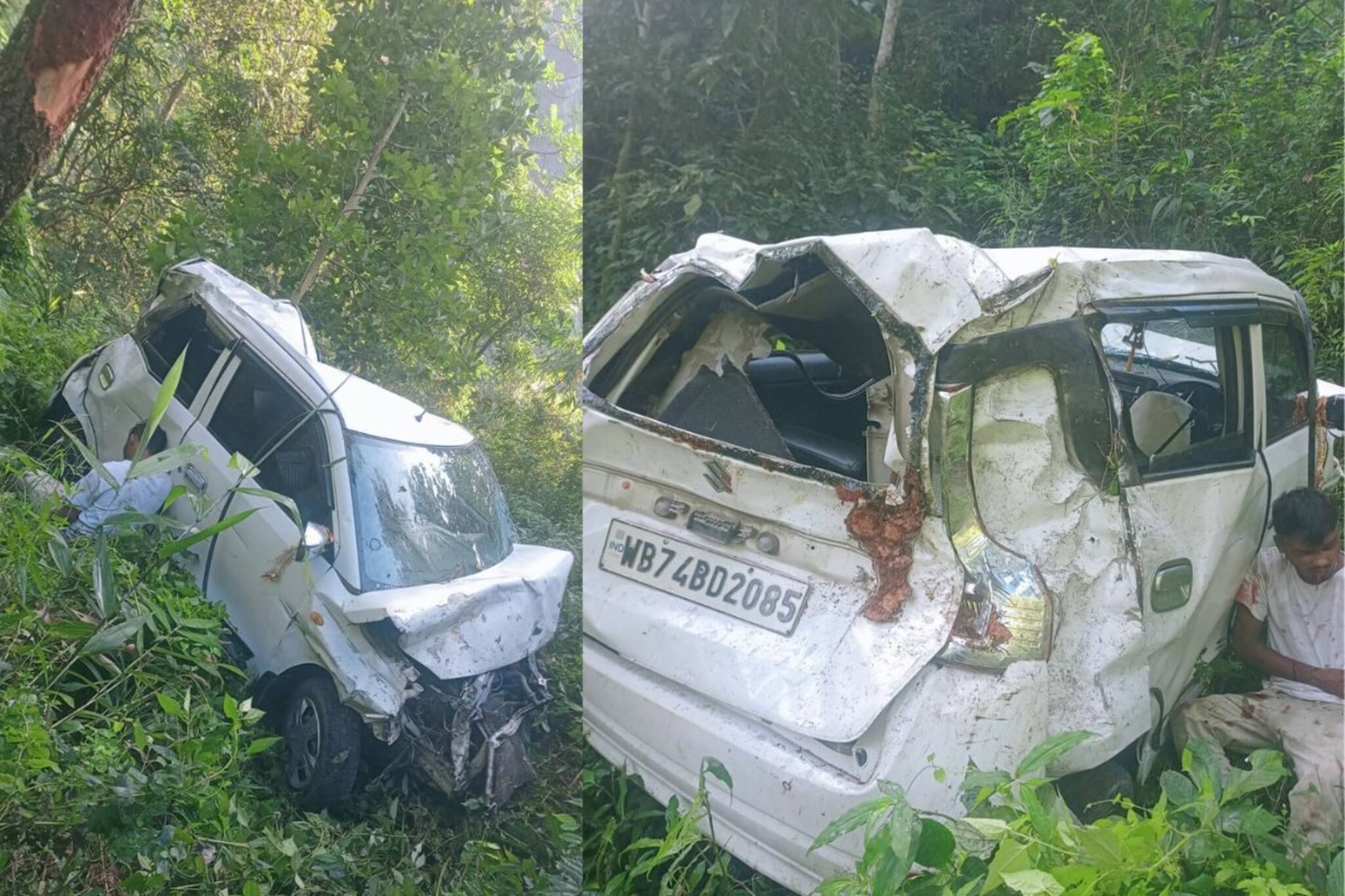 ৫ বন্ধুকে নিয়ে ৪০০-৫০০ মিটার নীচে খাদে গাড়ি! দার্জিলিংয়ে মারাত্মক দুর্ঘটনা, মৃত ২ আহত ৩
