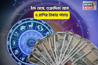 খুলে যাবে আলিবাবার গুহা, সোনার ডেরায় পা! চাঁদ মেষে, শুক্রাদিত্য যোগে ৫ রাশির টাকার পাহাড়