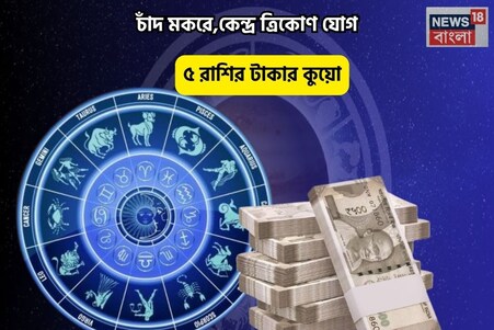 আপনার হাতে পরশ পাথর!লোহা ছুঁলেও আজ সোনা,চাঁদ মকরেকেন্দ্র ত্রিকোণ যোগে ৫ রাশির টাকার কুয়ো