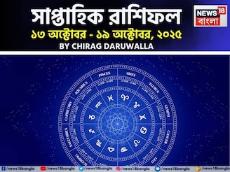 রাশিফল ১৩ – ১৯ অক্টোবর,২০২৫: দেখে নিন এই সপ্তাহ নিয়ে কী জানাচ্ছেন জ্যোতিষী চিরাগ দারুওয়াল