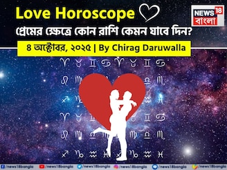 ৪ অক্টোবর, ২০২৫- কেমন যাবে আজকের প্রেমজীবন, জানাচ্ছেন জ্যোতিষী চিরাগ দারুওয়ালা